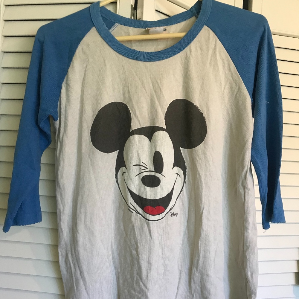 Junk Food vintage Disney baseball shirt